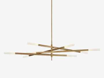 ROUSSEAU GRANDE EIGHT LIGHT ARTICULATING - LED metal ceiling lamp by Kelly Wearstler - view 2